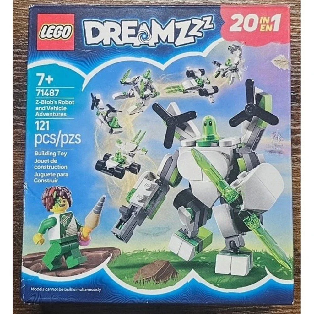 LEGO Dreamzzz: Z-Blob's Robot and Vehicle Adventures 121 Pcs 20 In 1 71487 New